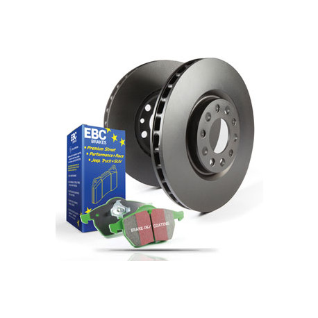 Zavore EBC Zadnji komplet EBC PD01KR401 - Zavorni diski Premium OE + zavorne ploščice Greenstuff | race-shop.si