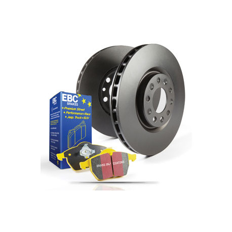 Zavore EBC Zadnji komplet EBC PD03KR518 - Zavorni diski Premium OE + zavorne ploščice Yellowstuff | race-shop.si