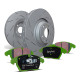 Zavore EBC Zadnji komplet EBC PD06KR228 - Zavorni diski Ultimax Grooved + zavorne ploščice Greenstuff | race-shop.si