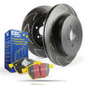 Zadná sada EBC PD18KR064 - Brzdové kotúče BSD Grooved + brzdové dosky Yellowstuff 