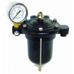 Fuel pressure regulator KING for carburetors with filter and clock