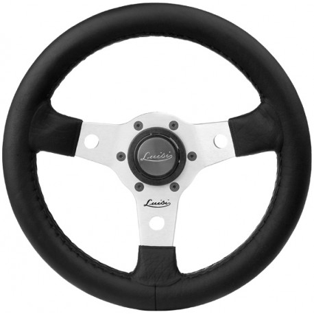 Volani Steering wheel Luisi Nibbio, silver, 320mm, polyurethane, flat | race-shop.si