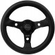 Volani Volanski obroč Luisi Nibbio, črna, 320mm, poliuretan, raven | race-shop.si