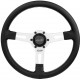 Volani Steering wheel Luisi Sharav, 340mm, leather, flat | race-shop.si