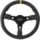 Volani Steering wheel Luisi Racing Corsa, 350mm, suede, 38mm , deep dish | race-shop.si