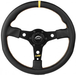 Steering wheel Luisi Racing Corsa, 350mm, suede, 38mm , deep dish