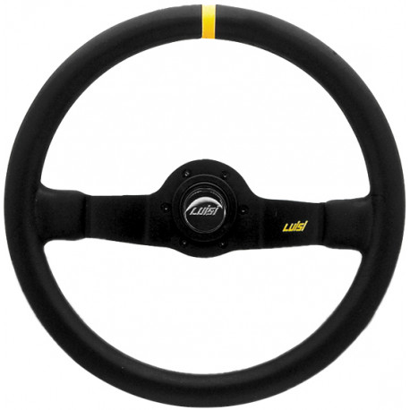 Volani Steering wheel Luisi Jet Corsa, 350mm, suede, 95mm , deep dish | race-shop.si