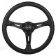 Volani Steering wheel Luisi Mistral, 380mm, leather, flat | race-shop.si
