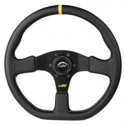 Steering wheel Luisi Stealth Corsa, 355mm, leather, 42mm , deep dish