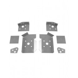 Chassis reinforcement plates for BMW E46 (COMPETITION KIT)