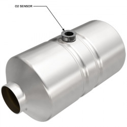 Universal catalytic converter MAGNAFLOW 455355 Euro 5 - 57mm