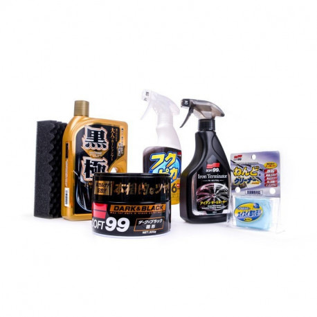 Autodetailing sets Soft99 komplet za temne barve | race-shop.si
