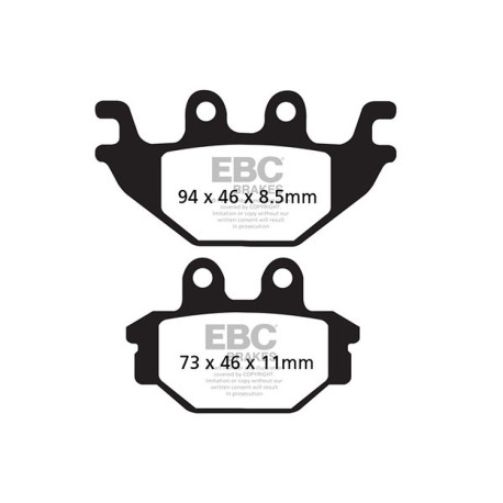 Zavore EBC Moto EBC zavorne ploščice Carbon TT FA377TT | race-shop.si