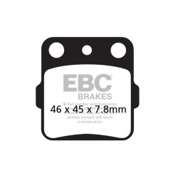 EBC zavorne ploščice Organic FA084TT