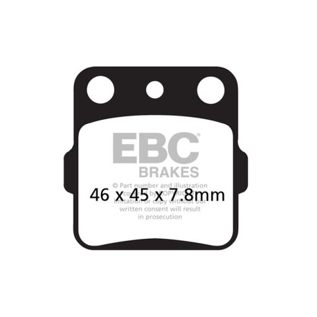 Zavore EBC Moto EBC zavorne ploščice Carbon TT FA084TT | race-shop.si