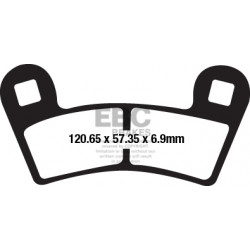 EBC zavorne ploščice&nbsp;Organic FA656TT