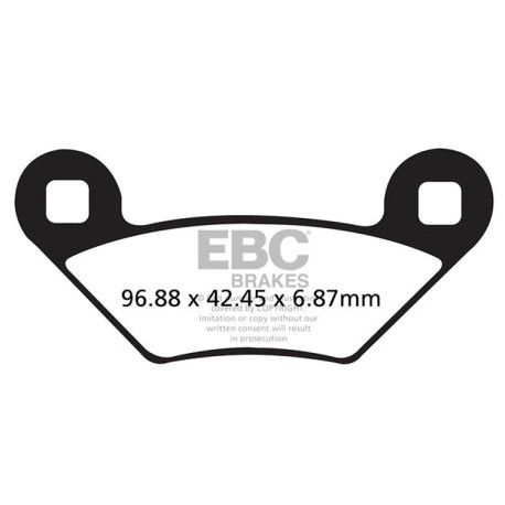 Zavore EBC Moto EBC zavorne ploščice Carbon TT FA475TT | race-shop.si