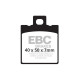 Zavore EBC Moto EBC zavorne ploščice Organic FA FA047 | race-shop.si