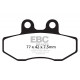 Zavore EBC Moto EBC zavorne ploščice Organic FA167 | race-shop.si
