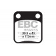 Zavore EBC Moto EBC zavorne ploščice Organic SFA054 | race-shop.si