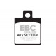 Zavore EBC Moto EBC zavorne ploščice Organic FA047TT | race-shop.si