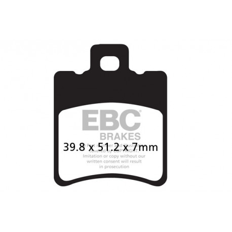 Zavore EBC Moto EBC zavorne ploščice Organic SFA193 | race-shop.si