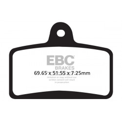 EBC zavorne ploščice Organic FA399