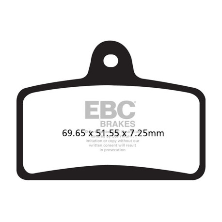 Zavore EBC Moto EBC zavorne ploščice Organic FA FA399 | race-shop.si