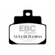 Zavore EBC Moto EBC zavorne ploščice Organic SFA301 | race-shop.si