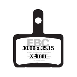 EBC zavorne ploščice Organic CFA327