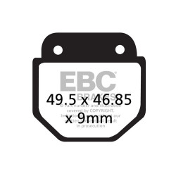 EBC zavorne ploščice Organic FA FA486