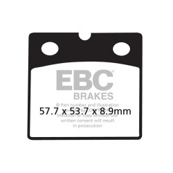 EBC zavorne ploščice Organic FA FA171
