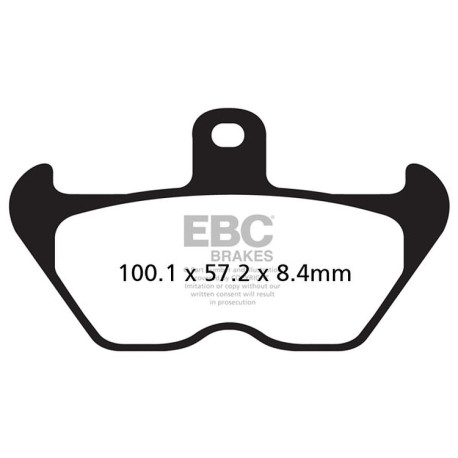 Zavore EBC Moto EBC zavorne ploščice Organic FA FA407 | race-shop.si
