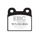 Zavore EBC Moto EBC zavorne ploščice Organic FA FA057 | race-shop.si