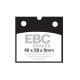 Zavore EBC Moto EBC zavorne ploščice Organic FA FA077 | race-shop.si