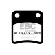 Zavore EBC Moto EBC zavorne ploščice Organic SFA257 | race-shop.si