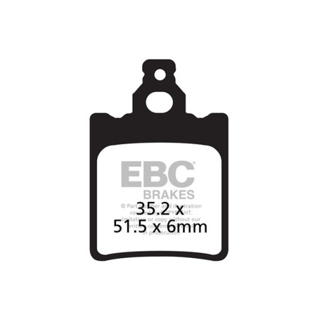Zavore EBC Moto EBC zavorne ploščice Organic FA FA060 | race-shop.si
