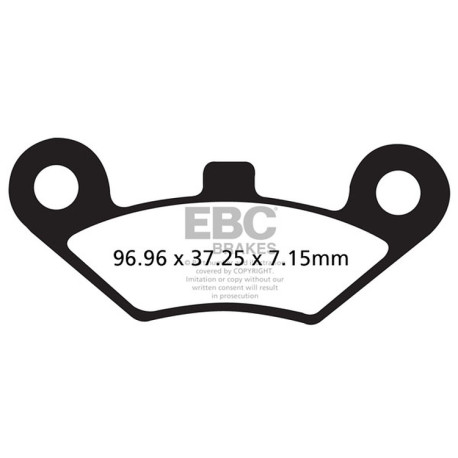Zavore EBC Moto EBC zavorne ploščice Carbon TT FA453TT | race-shop.si