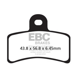EBC zavorne ploščice Organic FA FA291