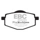 Zavore EBC Moto EBC zavorne ploščice Organic FA FA047/2 | race-shop.si