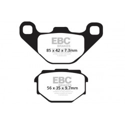 Zavorne ploščice EBC Organic FA173