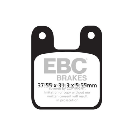 Zavore EBC Moto EBC zavorne ploščice Organic FA FA352 | race-shop.si