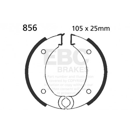 Zavore EBC Moto EBC Sprednje zavorne ploščice&nbsp;Organic 805 | race-shop.si
