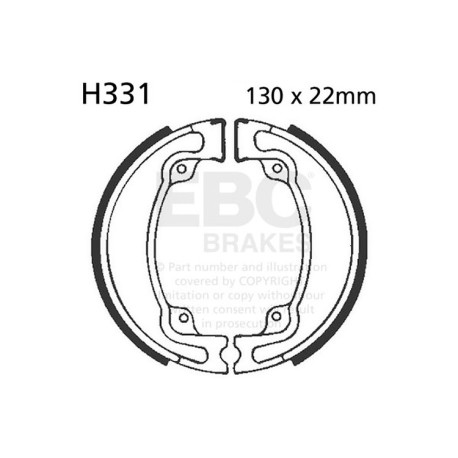 Zavore EBC Moto EBC zavorne čeljusti Plain H331 | race-shop.si