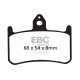 Zavore EBC Moto EBC zavorne ploščice&nbsp;Organic FA187 | race-shop.si
