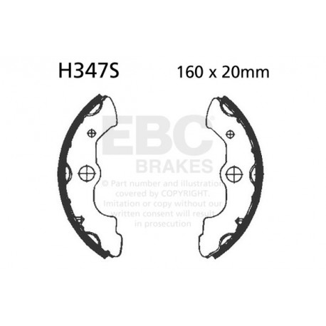 Zavore EBC Moto EBC zavorne čeljusti Organic H347S | race-shop.si