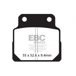 EBC zavorne ploščice&nbsp;Organic FA122