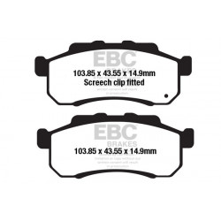 EBC zavorne ploščice&nbsp;Organic FA712TT