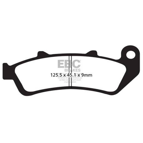 Zavore EBC Moto EBC zavorne ploščice Organic FA FA189 | race-shop.si