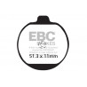 EBC Brzdové obloženie&nbsp; Organic FA062